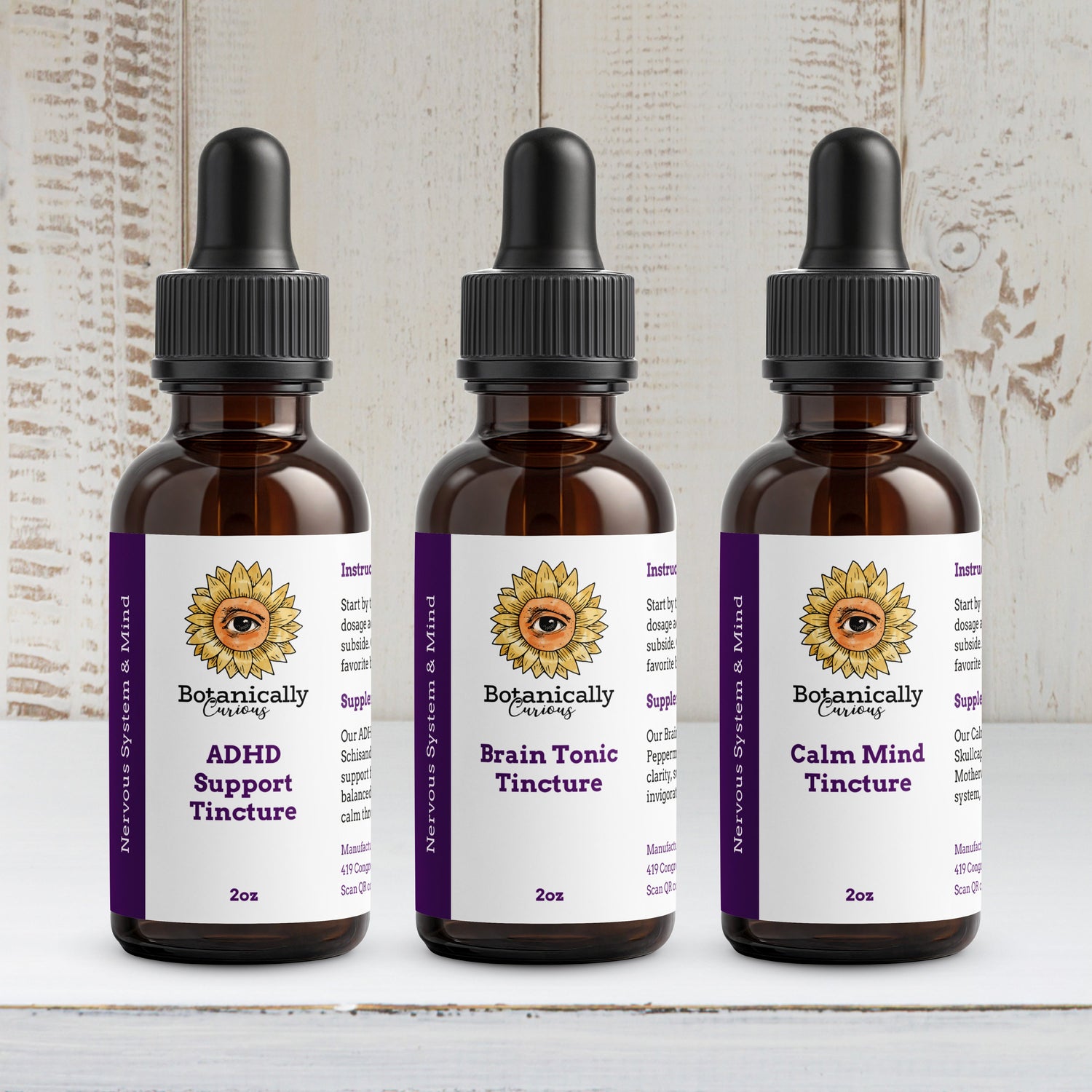 Nervous System & Mind Tinctures