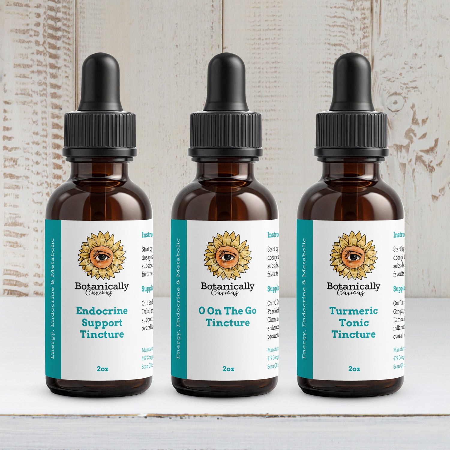 Energy, Endocrine & Metabolic Support Tinctures