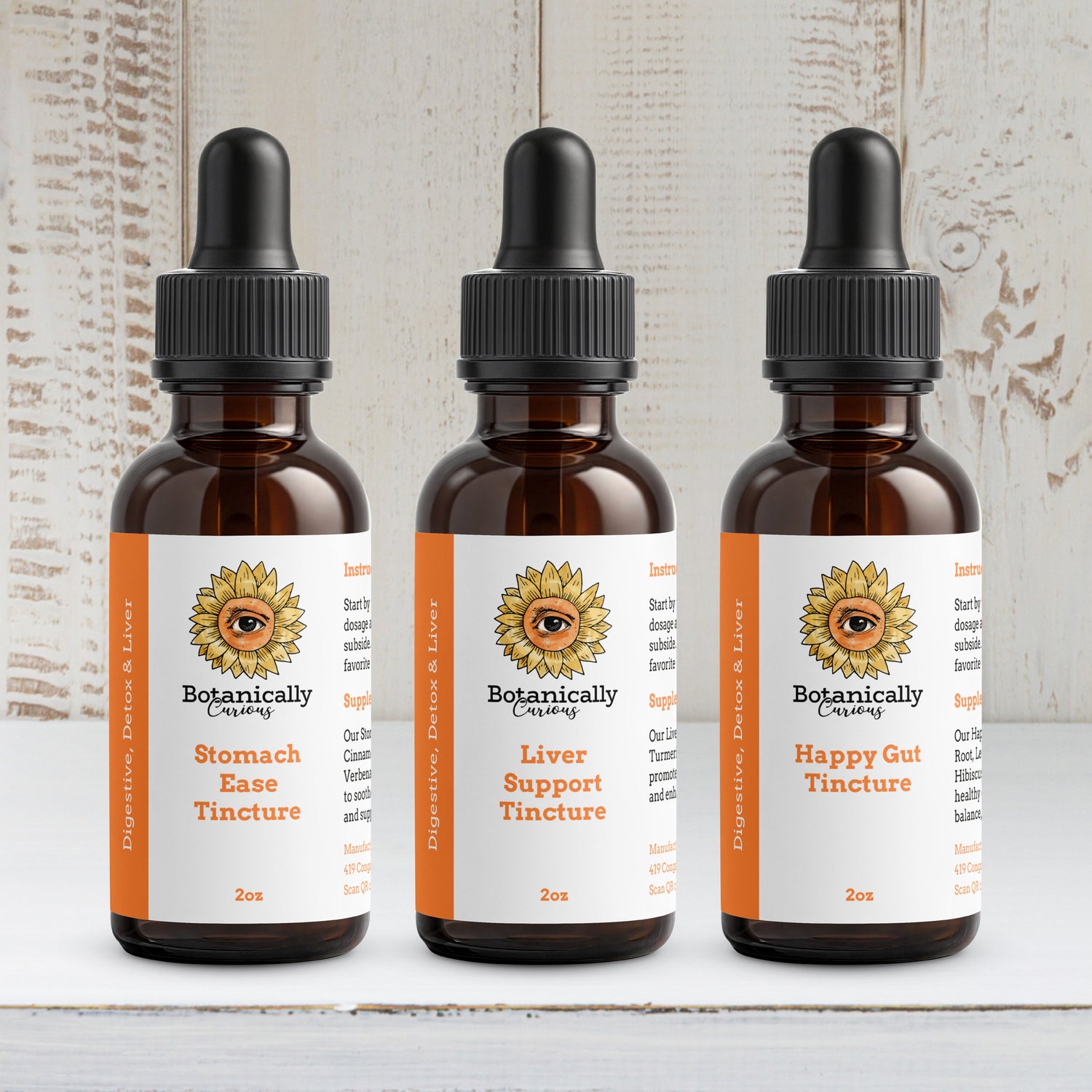 Digestive, Detox & Liver Support Tinctures