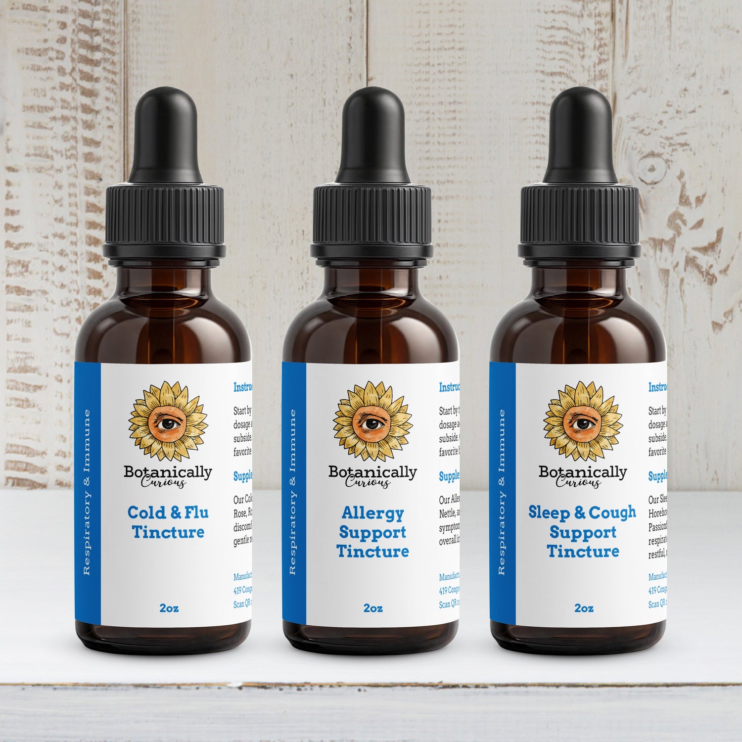Respiratory & Immune Support Tinctures